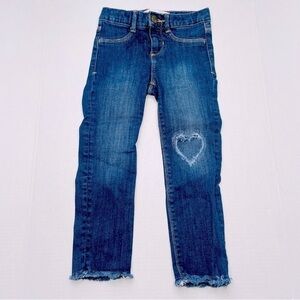 Old Navy Ballerina Heart Raw Hem Denim Jeans